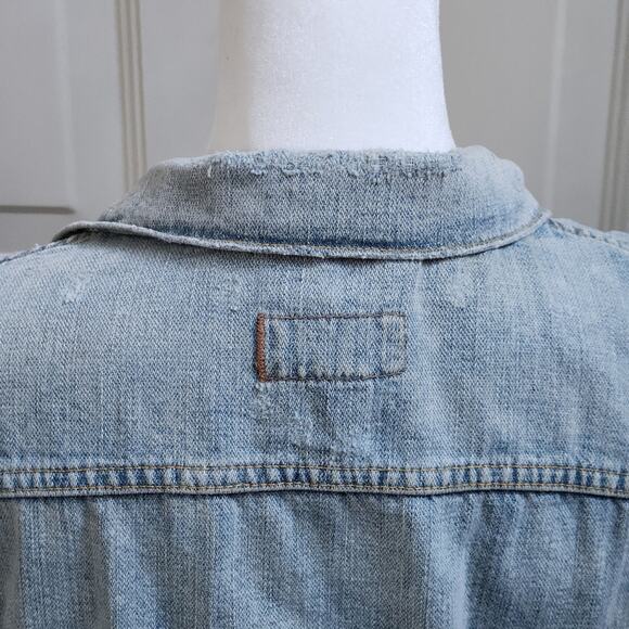 Denim & Supply Ralph Lauren distressed denim jean jacket cotton size L - Picture 7 of 13